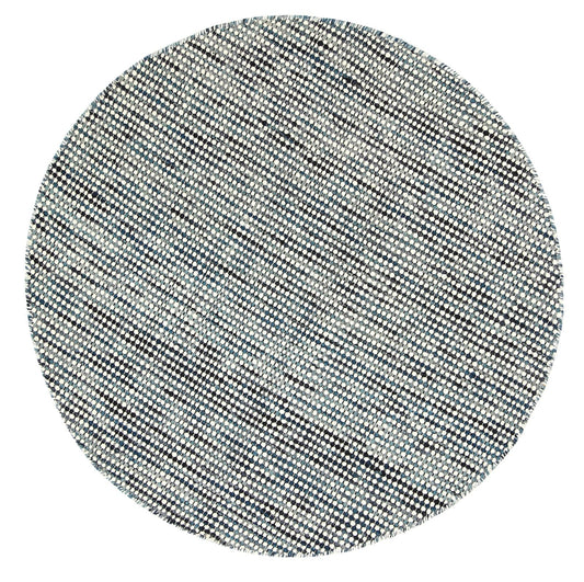 Nordic in Teal : Round Rug