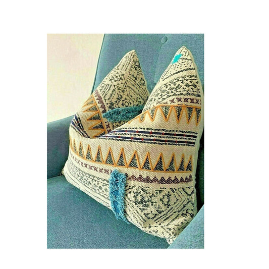 'Moroccan Retreat' 100% Cotton Berber Style Cushion Cover