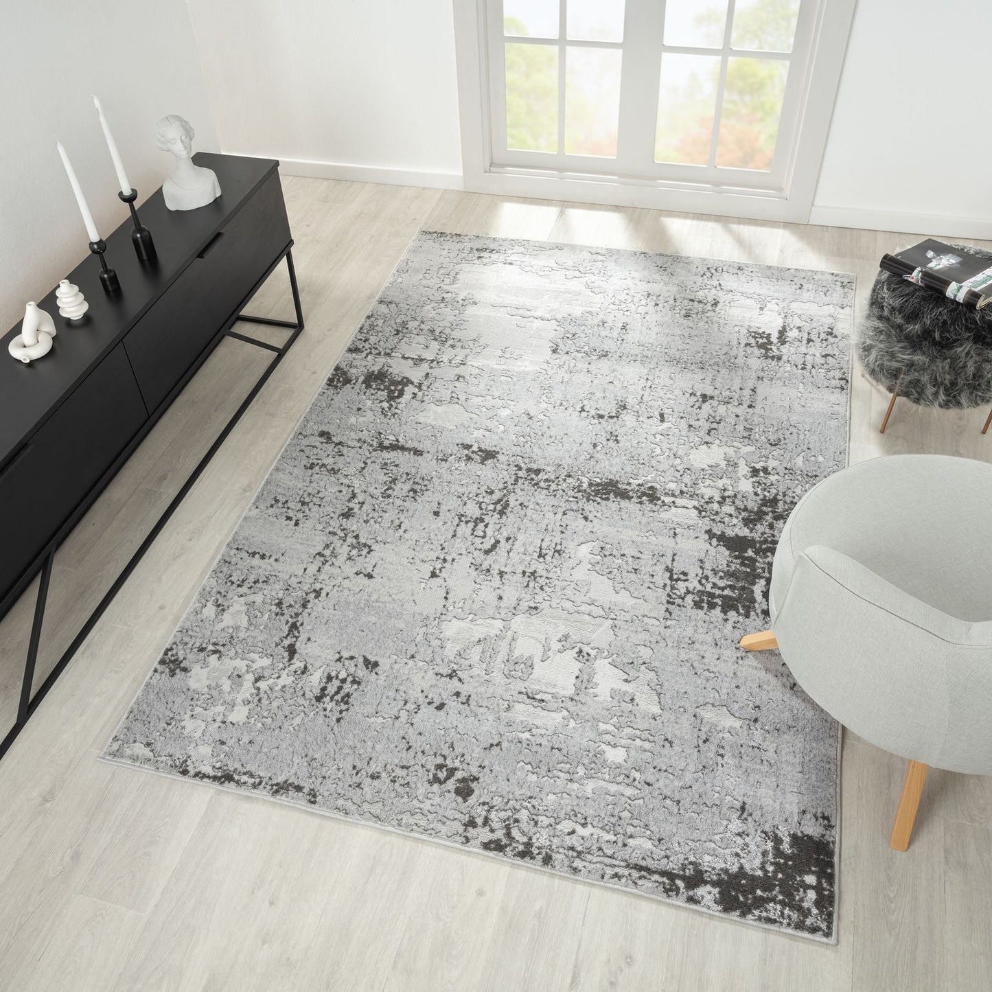 Amber 181 Silver Rug