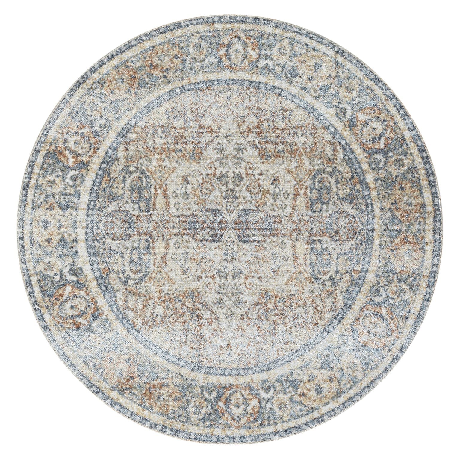 Easy 364 In Grey : Round Rug – Cheapest Rugs Online