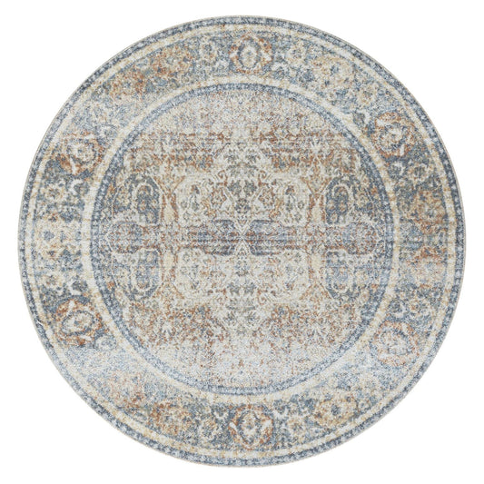 Easy 364 In Grey : Round Rug