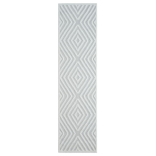 Calm 419 Linen In White : Runner Rug
