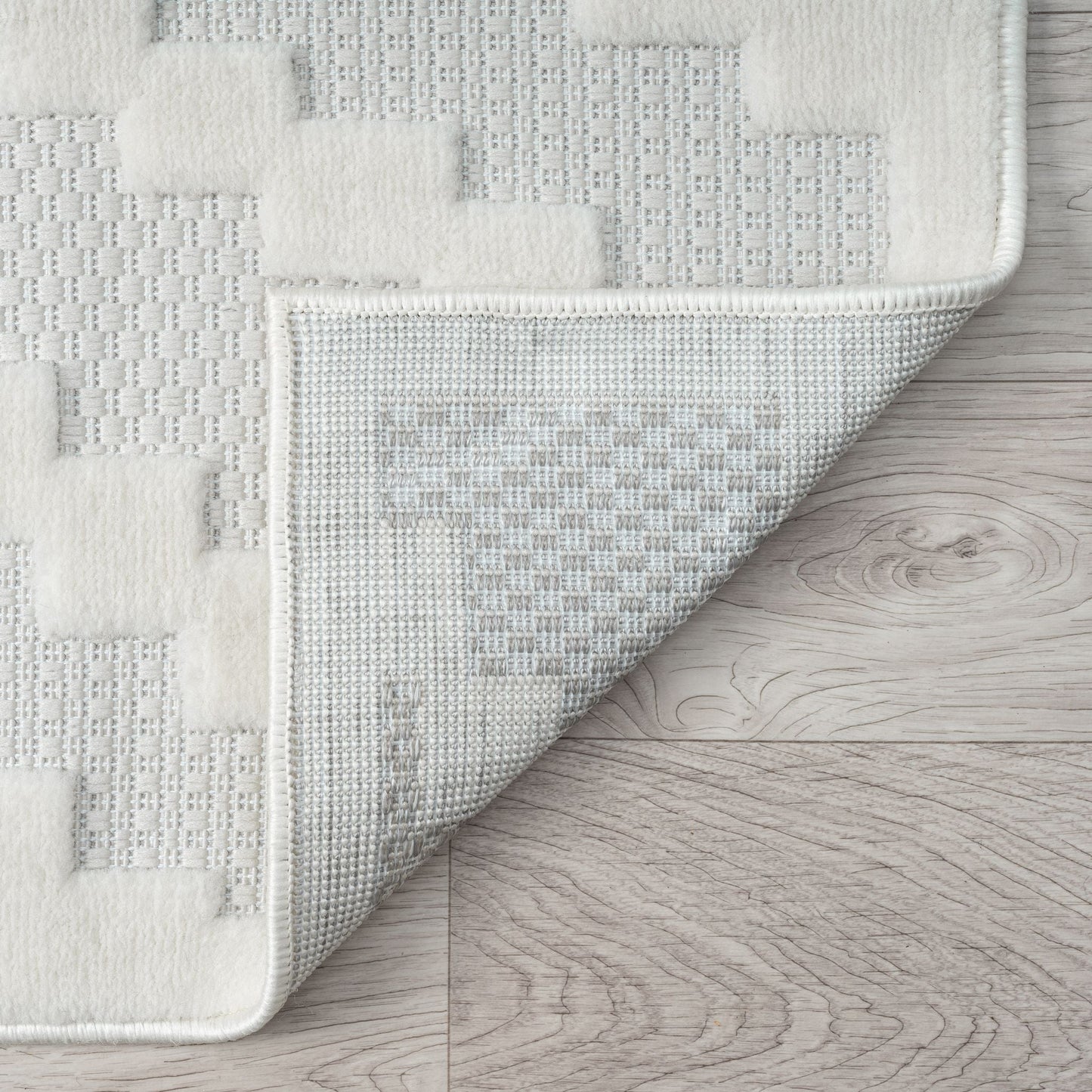 Calm 419 Linen In White Rug