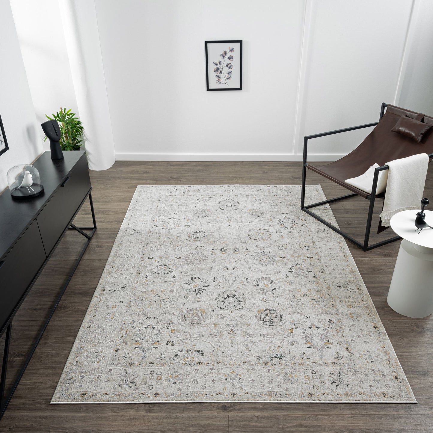 Easton 466 Sand In Grey Rug
