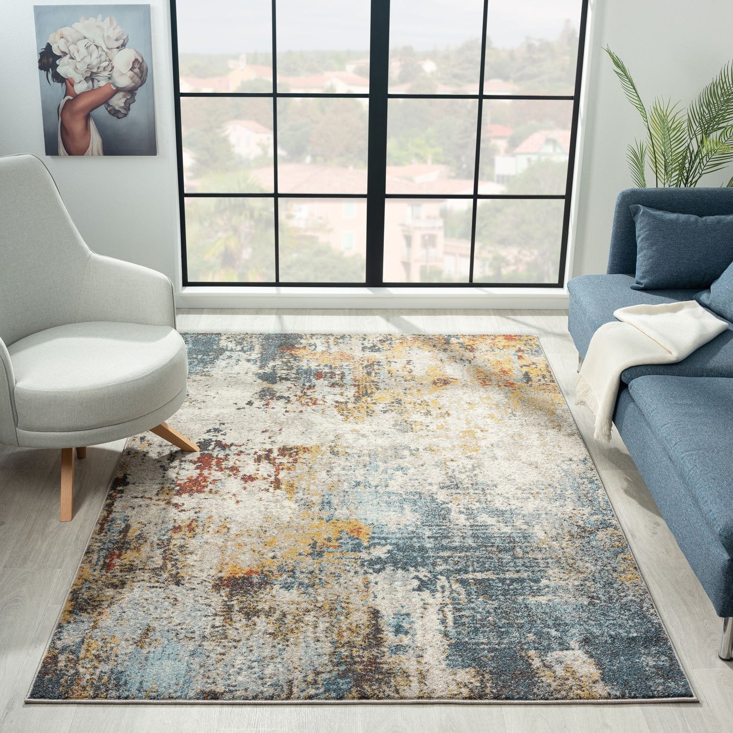 Canyon 513 In Multicolour Rug