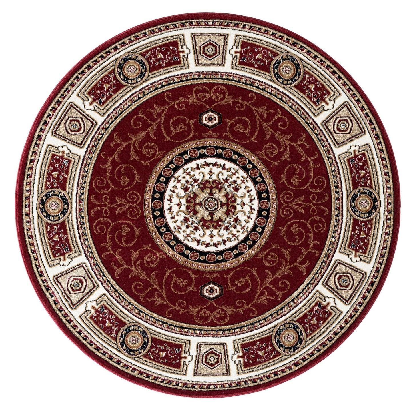 Estate 511 In Red : Round Rug