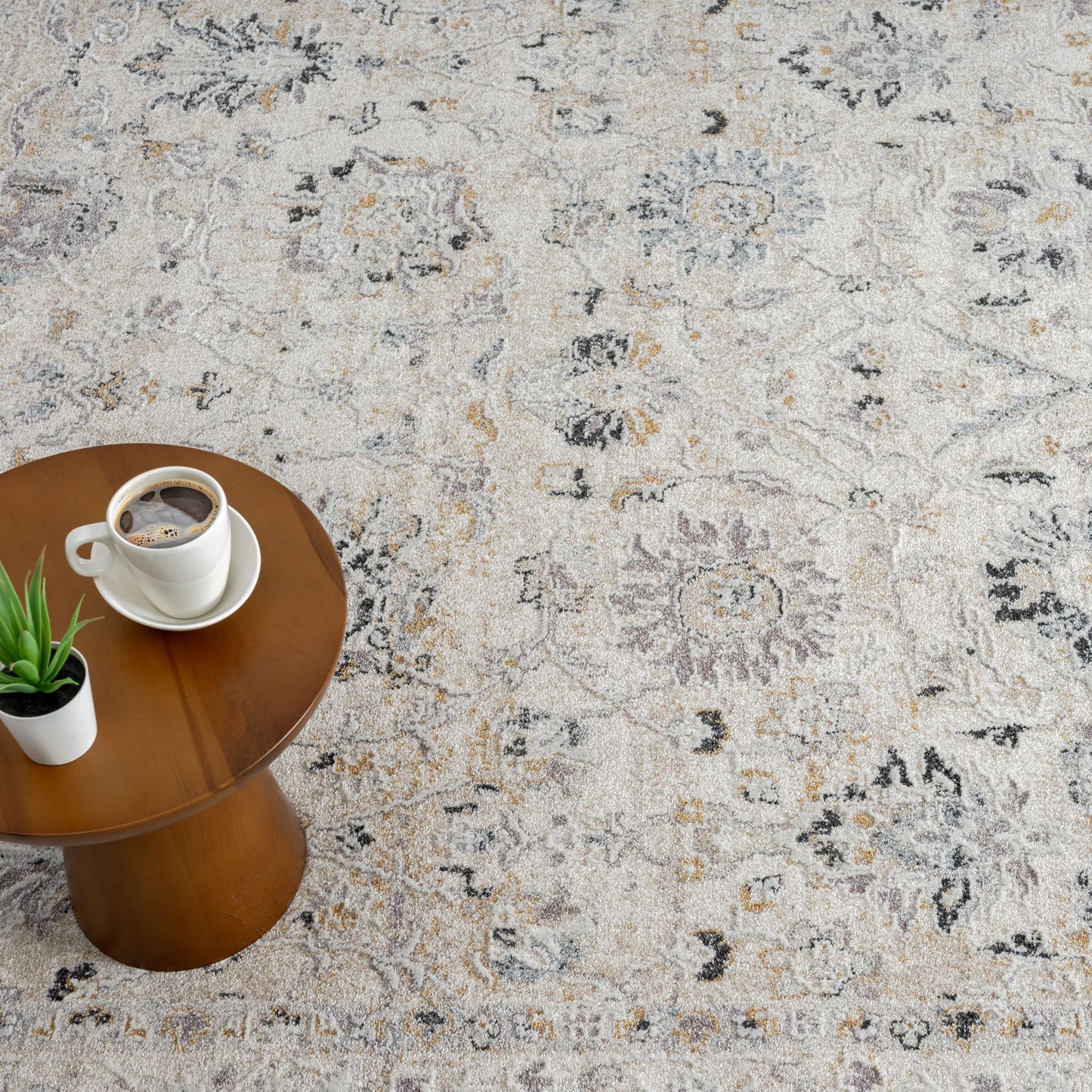 Easton 466 Sand In Grey Rug