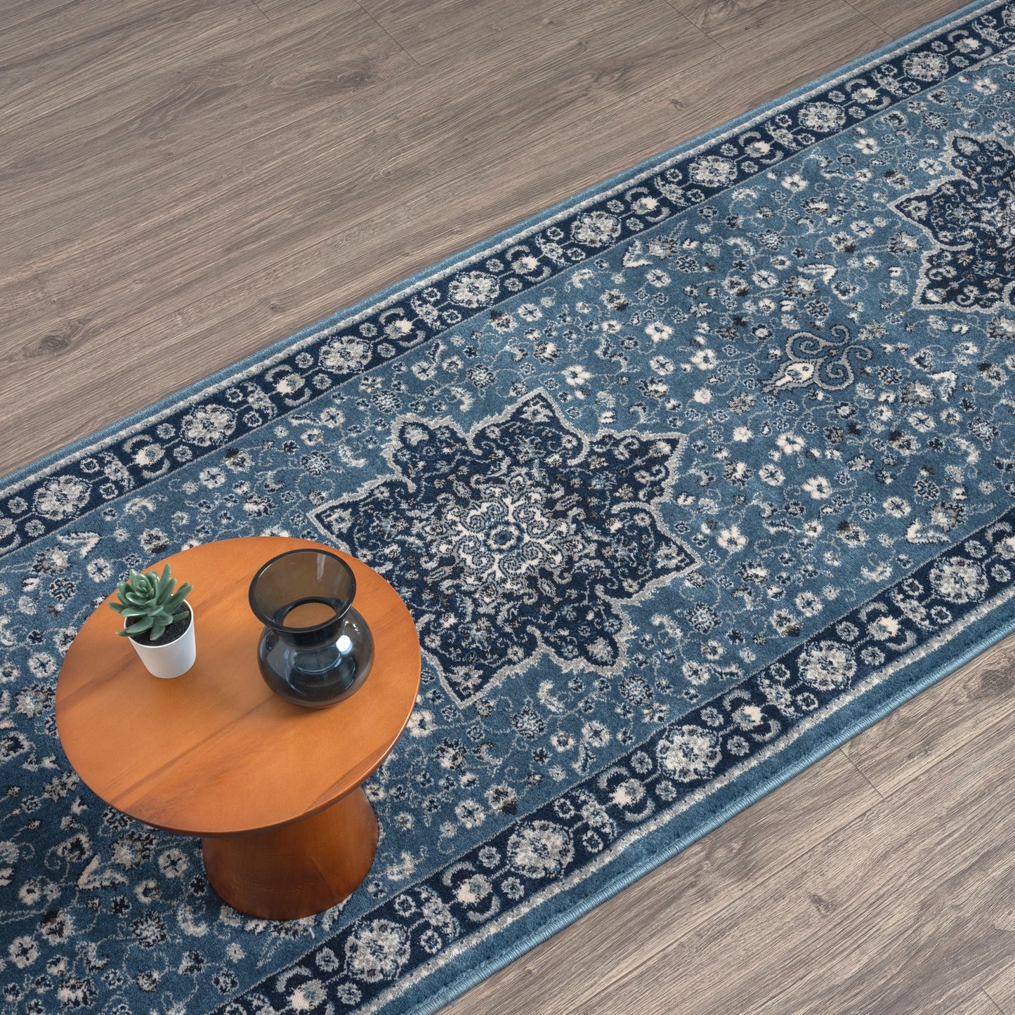 Sahara 895 Navy Runner Rug