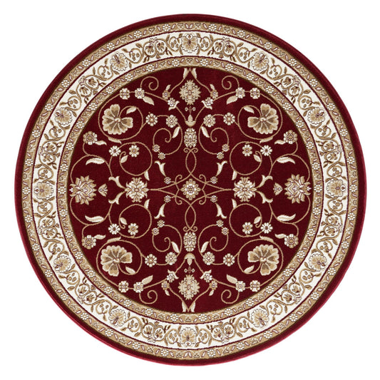 Estate 512 In Red : Round Rug